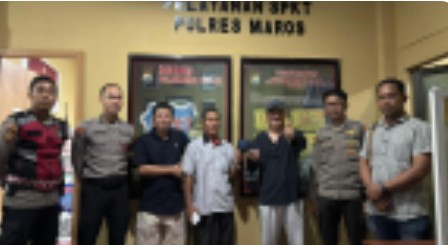 Aksi Tanggap Polres Maros, Barang Hilang Milik WNA Berhasil Dikembalikan