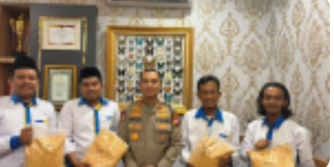 Kapolres Maros Terima Audiensi IKA PMII, Serahkan Bantuan Benih Jagung Dukung Program Ketahanan Pangan