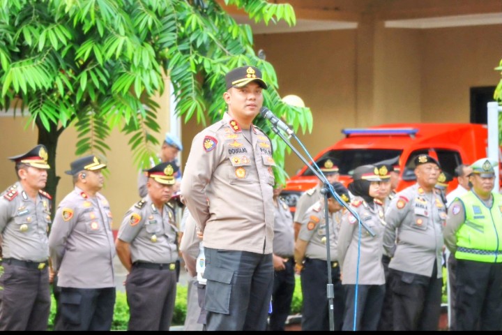 Kapolres Maros Atensi Jajaran Pedomani Aturan Baru KUHAP dan KUHP