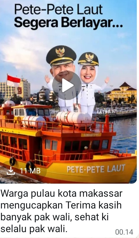 Janji Kampanye Appi Terbukti, Pete-pete Laut Kini Layani Warga Kepulauan Secara Gratis