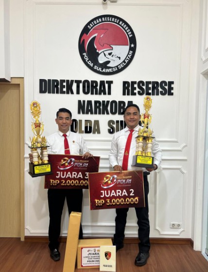Juara di Tingkat Polda Sulsel, Kampung Macakka, Desa Lekopancing Bersama Satresnarkoba Polres Maros Torehkan Prestasi