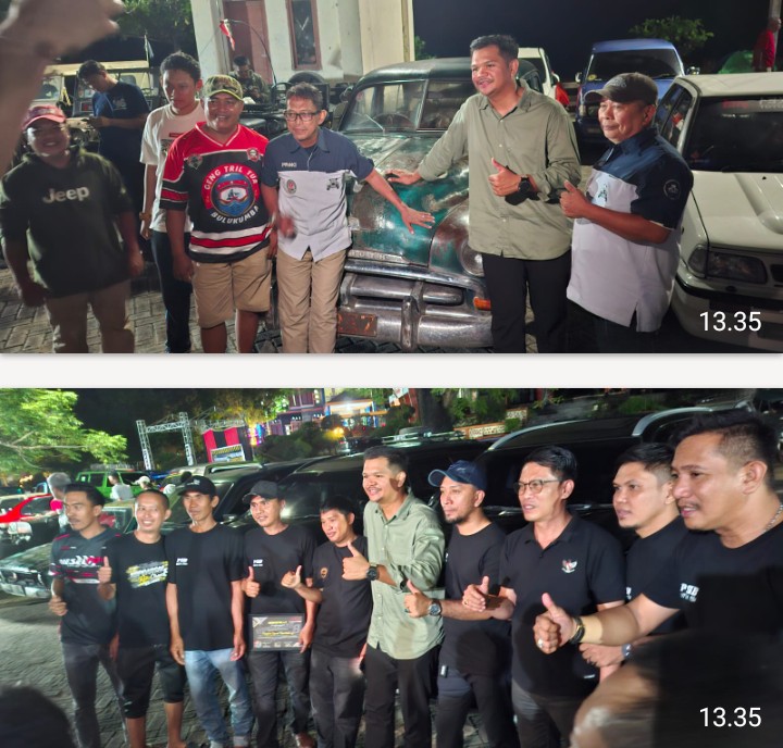Bupati Bantaeng Sambut Komunitas Mobil Klasik se-Sulawesi di Pantai Marina