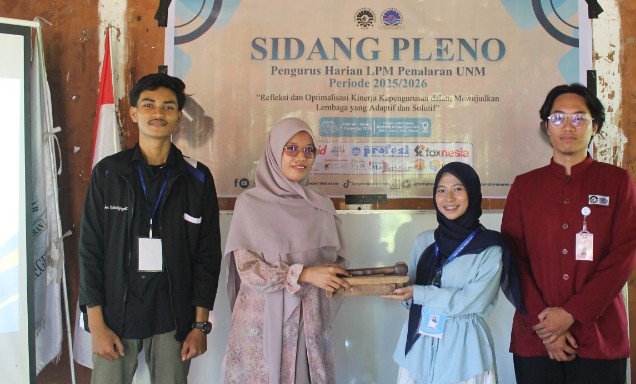 Sidang Pleno Dibuka, Evaluasi Kinerja Pengurus Harian LPM Penalaran UNM Periode 2025/2026
