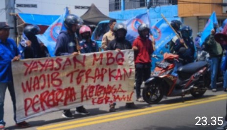 KSPSI Maros Geruduk DPRD, Desak Perlindungan Hukum Pekerja Dapur MBG