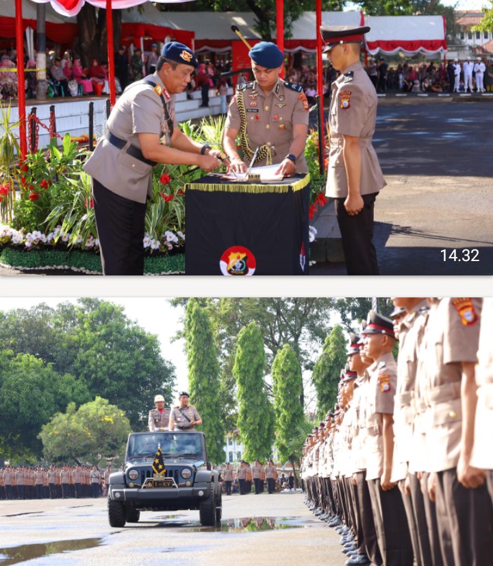Kapolda Sulsel Pimpin Pelantikan 945 Bintara Polri Kemampuan Brimob Gelombang I T.A. 2026
