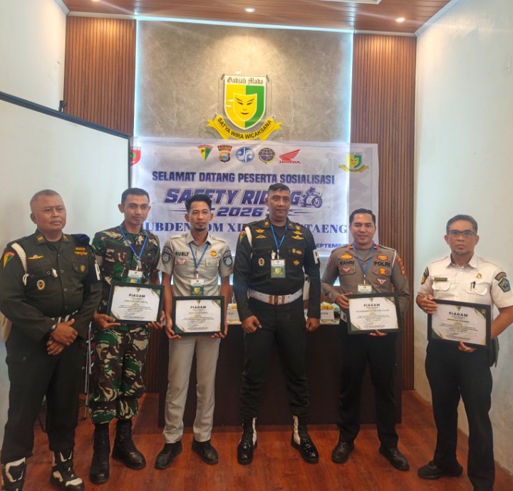 Subdenpom XIV/1-2 Sosialisasikan Safety Riding Bagi Prajurit TNI AD