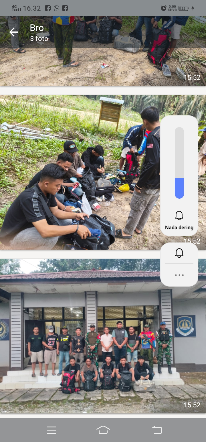 Satgas Pamtas Yonarmed 19/Bogani Gagalkan Keberangkatan Lima PMI Nonprosedural ke Malaysia