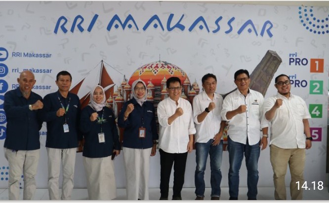 Perkuat Kualitas SDM Pers, PWI Sulsel dan RRI Makassar Bangun Kolaborasi Strategis