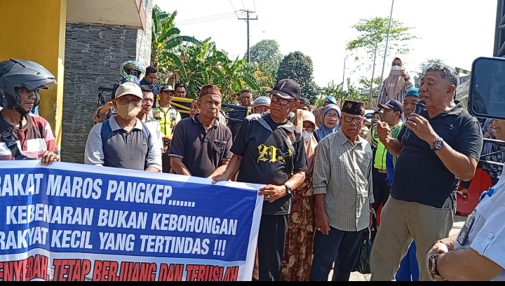 Pemerintah Jangan Tutup Mata, Warga Maros - Pangkep Tuntut Pembayaran Ganti Rugi Lahan  10 Tahun Belum Dibayar