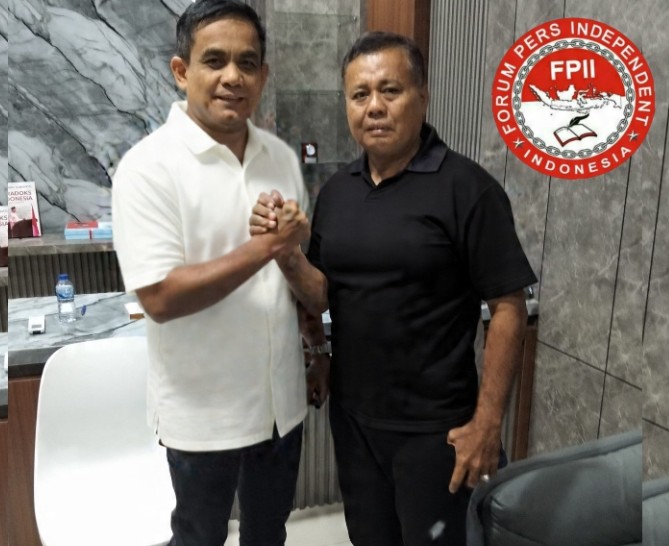 Perkuat Sinergitas dan Peran Pers di Daerah, FPII Setwil Sulsel Silaturahmi dengan Wabup Pinrang