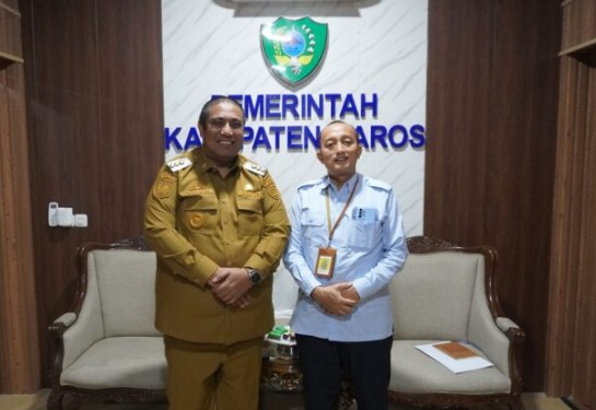 Kepala KPP Pratama Maros Adakan Kunjungan Kerja ke Bupati Maros